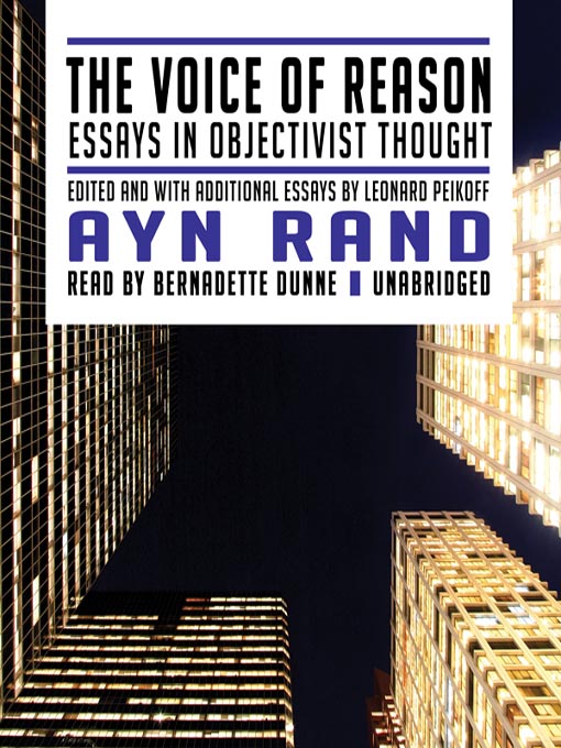 Title details for The Voice of Reason by Ayn Rand - Wait list